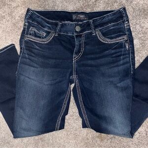 Silver capri jeans perfect condition